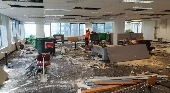 Tear-down — Office Dismantling: From a Single Floor to a Whole Building